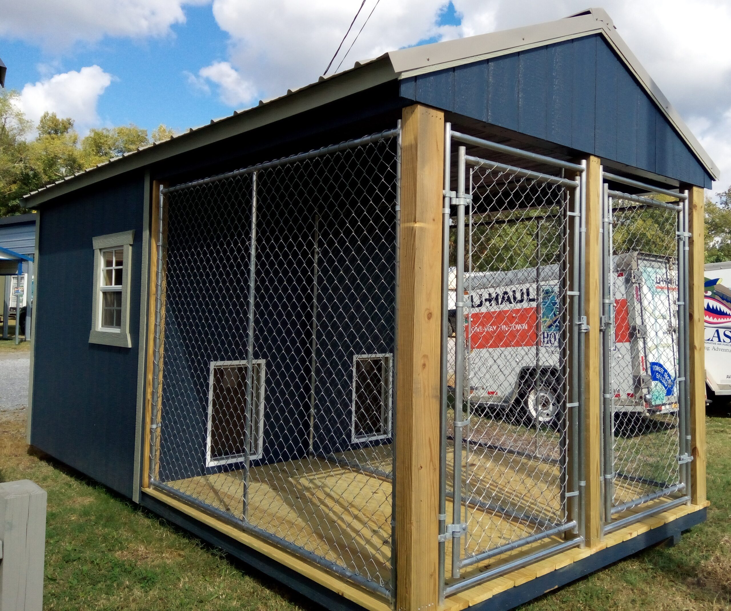 Double Dog Kennel Gibsons Portable Buildings